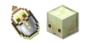 Курсор Minecraft Sulfur Cube and Bucket of Sulfur Cube