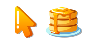 Minimal Gradient Pancake Stack Cursor