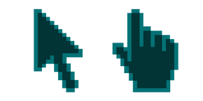 Sherwood Vert Pixel Curseur