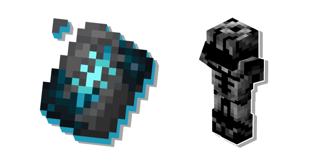 Minecraft Silence Armor Trim and Applied Armor Cursor