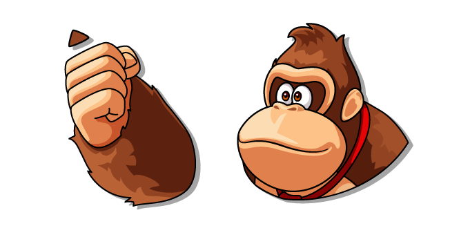 Donkey Kong Bananza Donkey Kong and his Arm Cursor