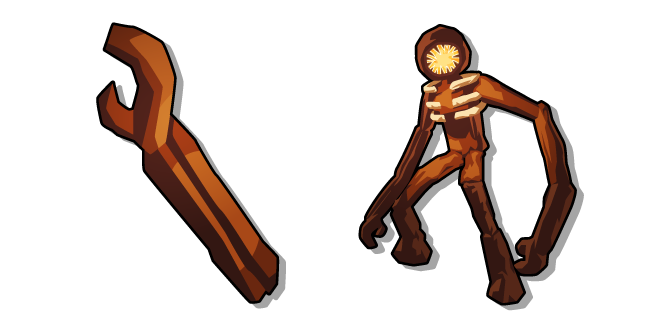 Roblox DOORS Figure and its Arm Cursor