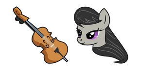 My Little Pony Octavia Melody et un Violoncelle Curseur