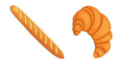 French Baguette and Croissant Cursor