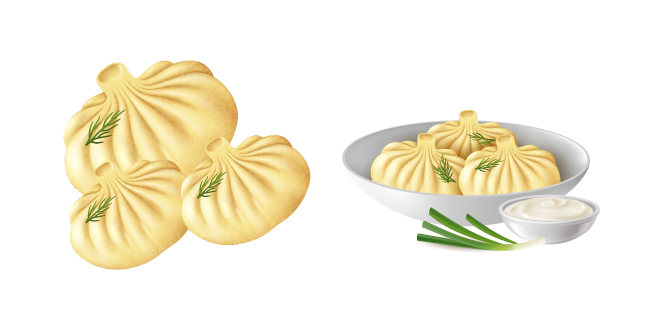 Savory Khinkali Dumplings Cursor