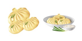 Savory Khinkali Dumplings Cursor