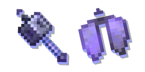 Minecraft Élitros Encantados y Maza Encantada cursor