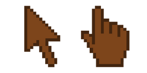 Курсор Russet Brown Pixel