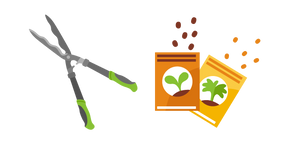 Jardinero: Semillas y Tijeras de Podar cursor
