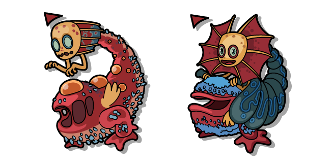 My Singing Monsters Galymph in its Major and Minor Forms Cursor