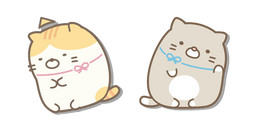 San-X Neko Gray and Neko Tabby Cursor