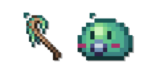 Terraria Petite Gelée et Sceptre de Gelée Curseur