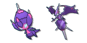 Pokemon Vémini et Mandrillon Pixel Curseur