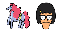 Bob's Burgers Tina Belcher and Chariot Curseur