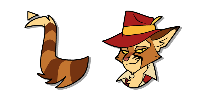 Lackadaisy Dorian Zibowski and his Tail Cursor