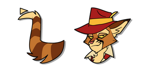 Lackadaisy Dorian Zibowski and his Tail Cursor