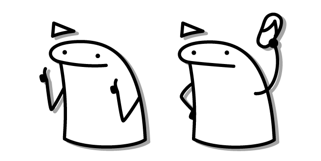 Flork con Chancla y Pulgares Arriba Meme Cursor