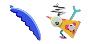 The Amazing Digital Circus Bazooble and a Blue Wing Cursor