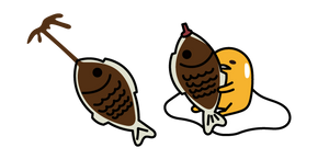 Gudetama and a Soy Sauce Fish Cursor
