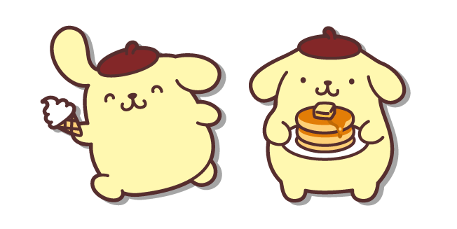 Sanrio Pompompurin con Helado y Tortitas Cursor