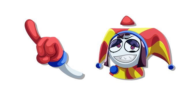The Amazing Digital Circus Evil Pomni and her Hand Cursor