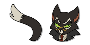 Lackadaisy Mordecai Heller and his Tail Cursor