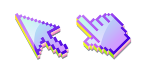 3D Wild Lupine Pixel Cursor