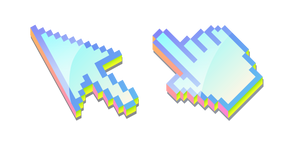 3D Frozen Lake Pixel Cursor