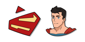 Mis Aventuras con Superman Clark Kent y Logo de Superman cursor