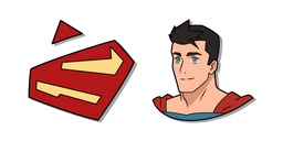Mis Aventuras con Superman Clark Kent y Logo de Superman cursor