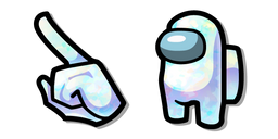 Among Us White Opal Character