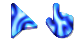 Fluido de Ondas Azul Eléctrico cursor