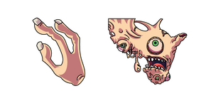 Struggling Amadeus the Firstborn and a Hand Cursor