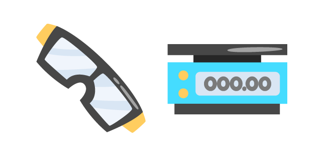 Físico: Báscula Digital y Gafas de Seguridad Cursor