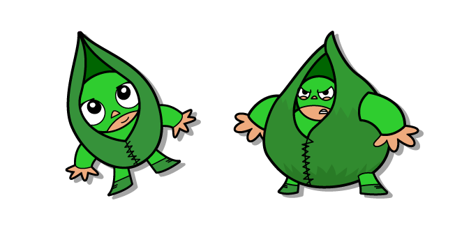 Mucha Lucha Snow Pea et sa Forme Géante Cursor