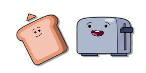 Курсор Unikitty! Toaster and Toast