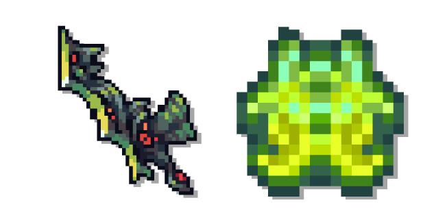 Terraria Effet de Peste et Épée de Virulence Cursor