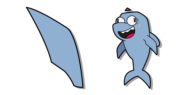 Gameoverse Flappers the Super Dolphin and his Fin Cursor
