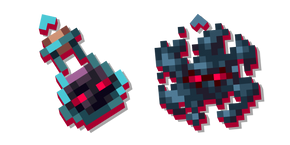 Minecraft Bad Omen and Ominous Bottle Cursor
