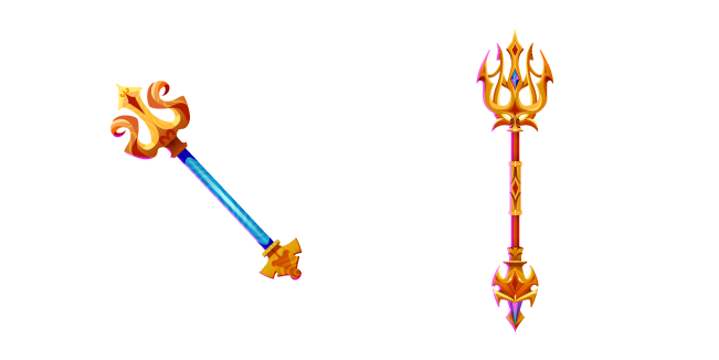 Tridents Magiques Dorés Cursor