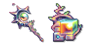 Terraria Miracle Matter and Cosmic Immaterializer Cursor