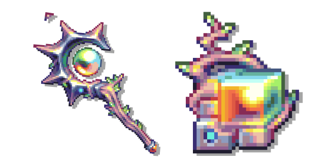 Terraria Miracle Matter and Cosmic Immaterializer Cursor
