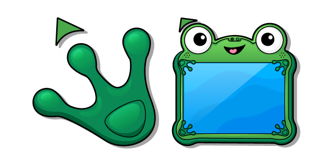 Toy Story 5 Lilypad and a Froggy Paw Cursor