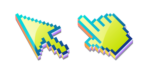 3D Pluie d'Été Pixel Curseur