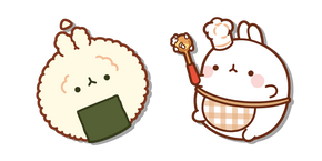 Molang Cook and Molang Onigiri Cursor
