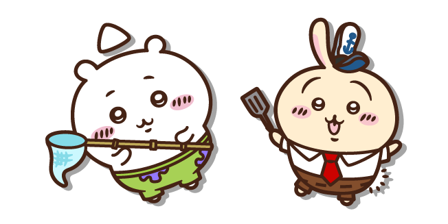 Chiikawa Patricio Estrella y Usagi Bob Esponja Cursor