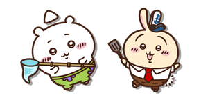Chiikawa Patrick Star and Usagi SpongeBob Cursor