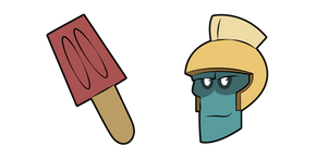 DuckTales General Lunaris and a Popsicle Cursor