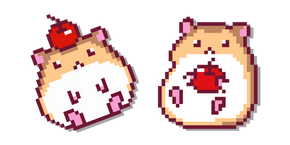 Курсор Hamster with Cherry Pixel
