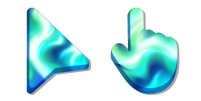 Tropical Shore Fluid Cursor